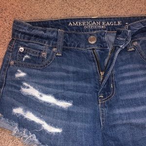 American Eagle Mid Rise Denim Shorts